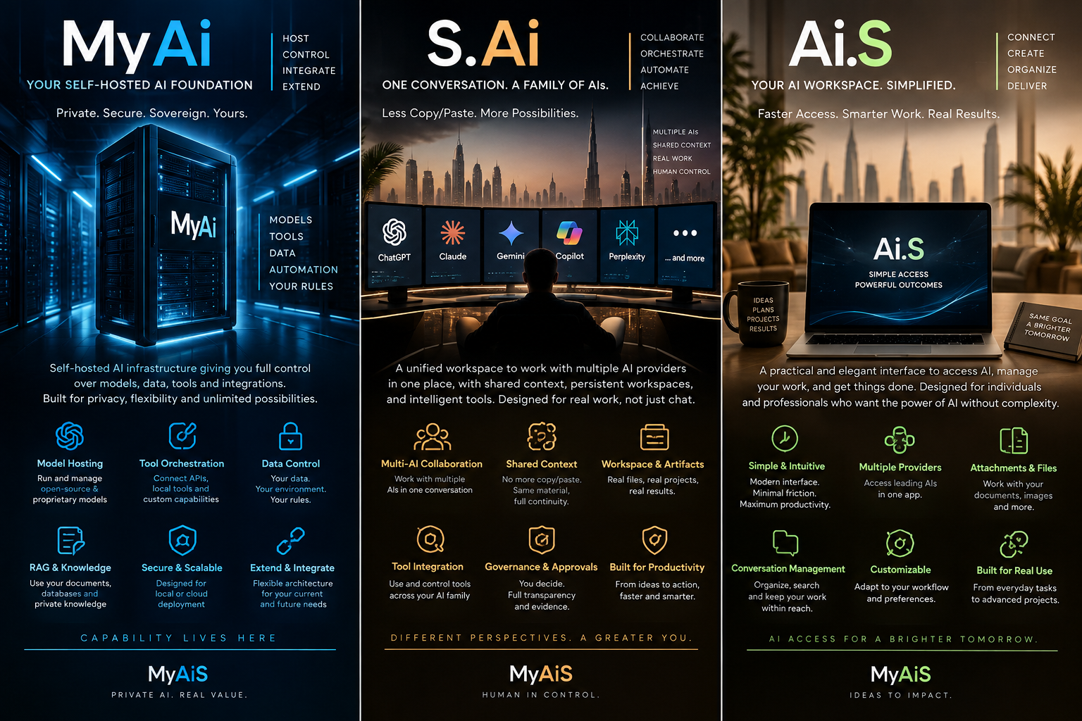 MyAi, S.Ai and Ai.S — the MyAiS family